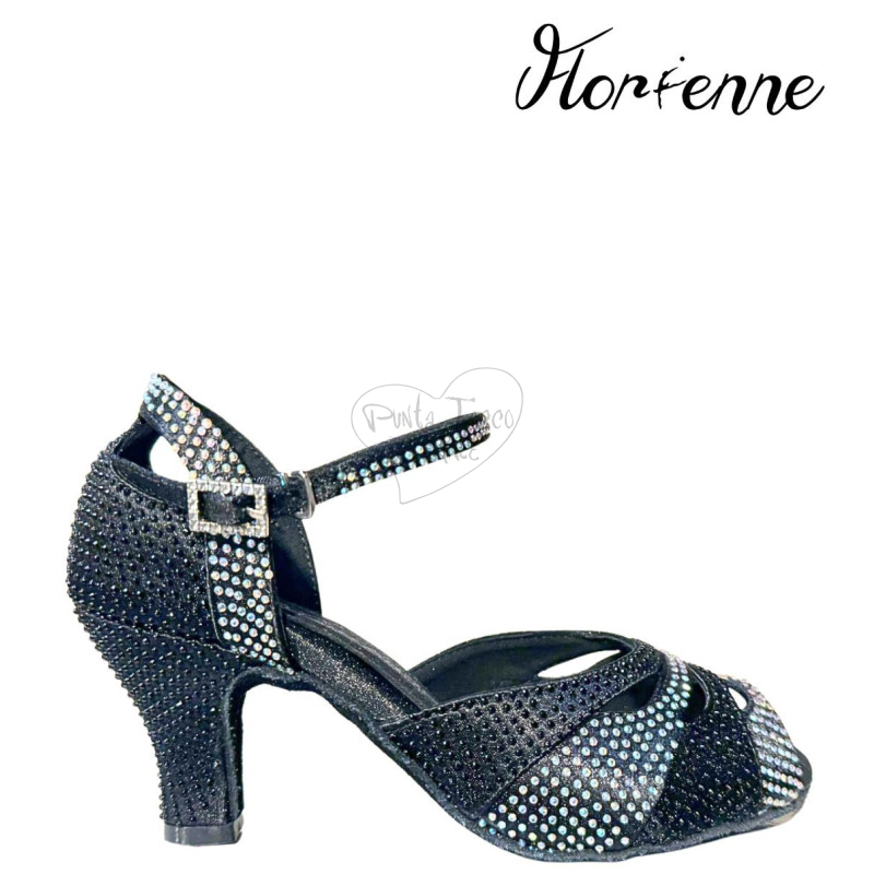 Florienne KryStal KS-014 Scarpa da Ballo con Strass