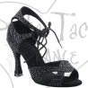 Florienne Krystal KS-308 Scarpa da Ballo con Strass Nero