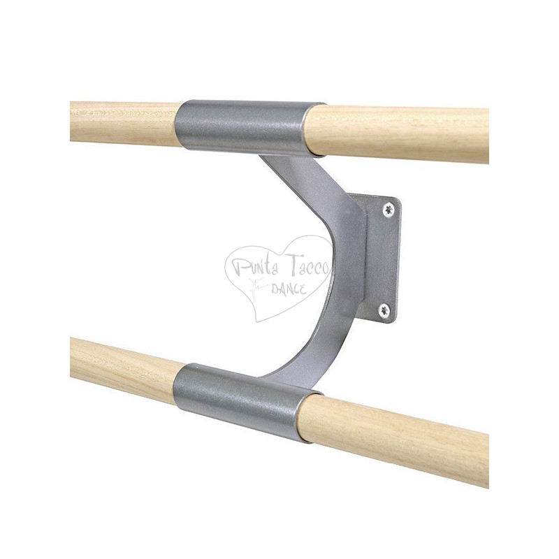 Doble wall support for dance bar