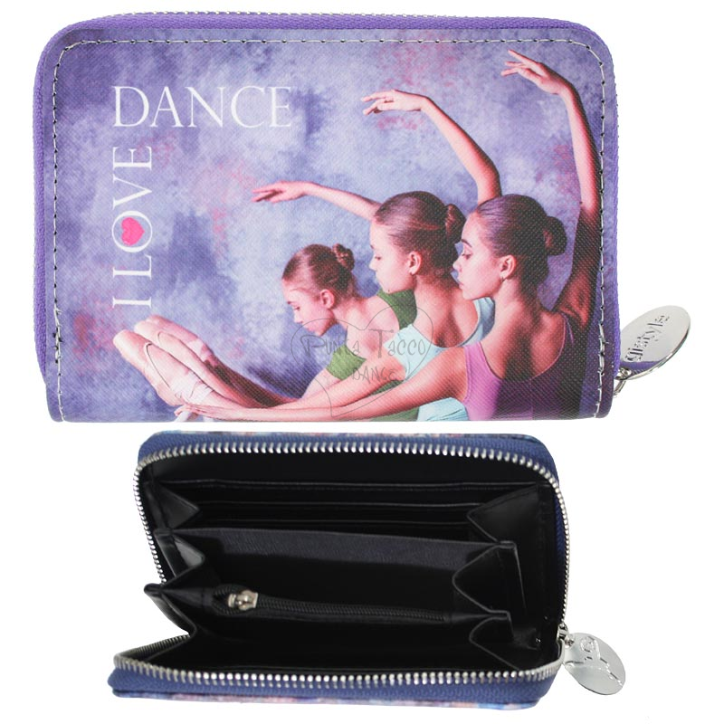 Small Wallet with Dance Prints
