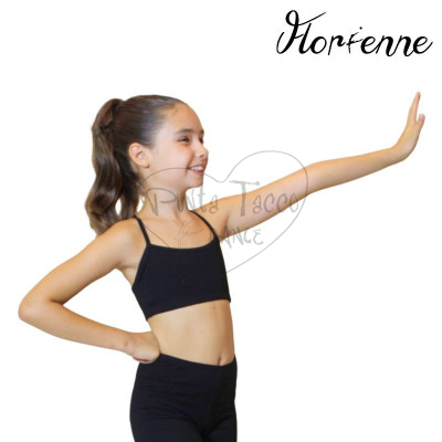 FLORIENNE B719-B TOP BIMBA DANZA CON INCROCIO