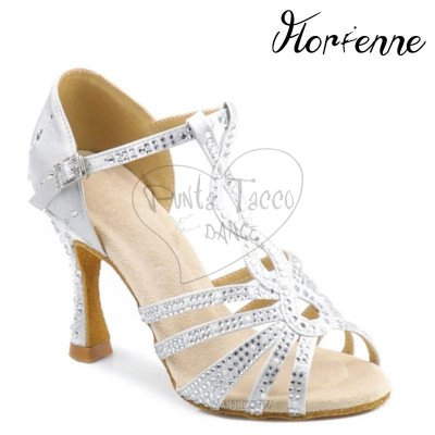 FLORIENNE KRYSTAL KS-024 SCARPA DA BALLO CON STRASS