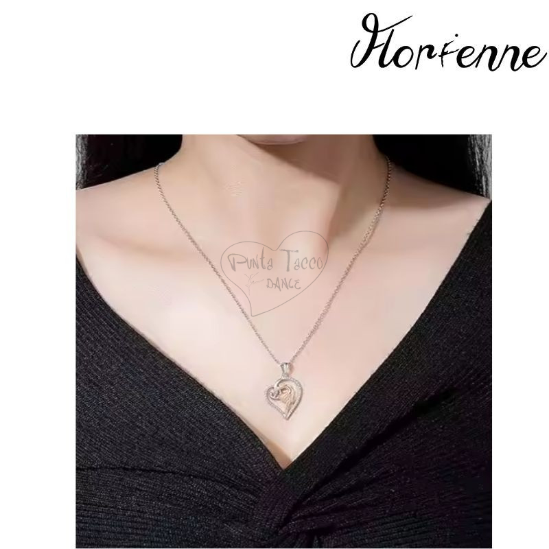 FLORIENNE N523 COLLANINA CUORE BALLERINA DANCE