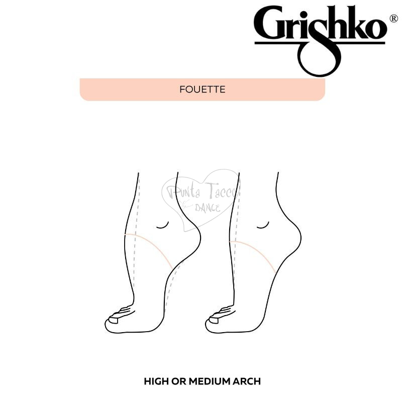 Grishko Fouette H Dance Pointe Shoe