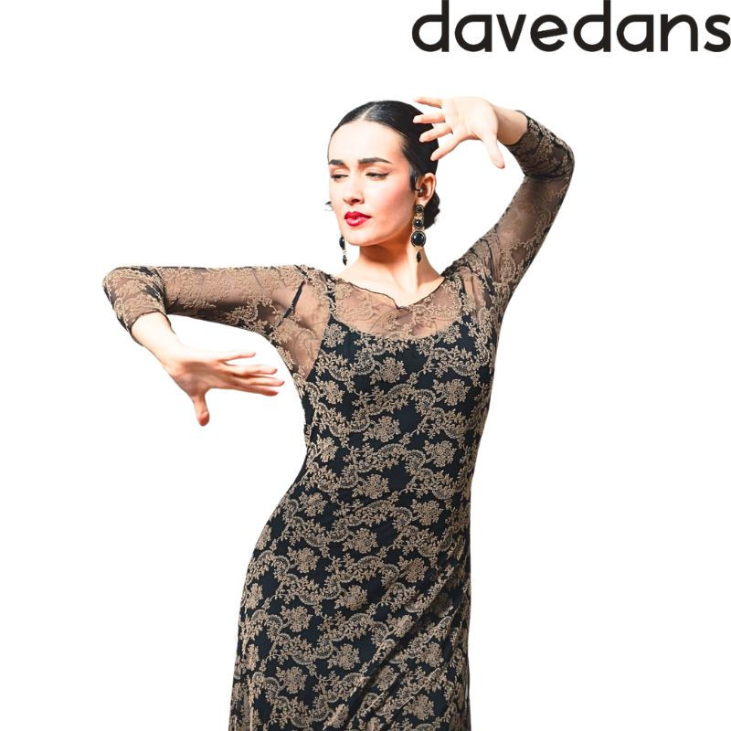 Davedans 5104 ROCOCO VESTITO Tulle flamenco