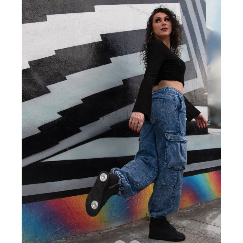 FUEGO WEDGE SCARPA DA BALLO SNEAKER ZEPPA