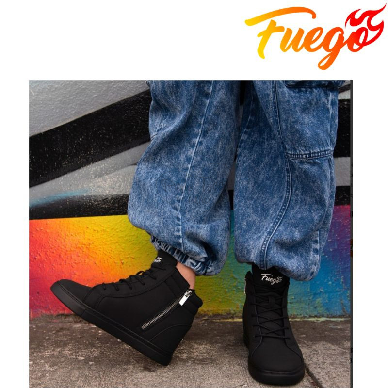 FUEGO WEDGE SCARPA DA BALLO SNEAKER ZEPPA