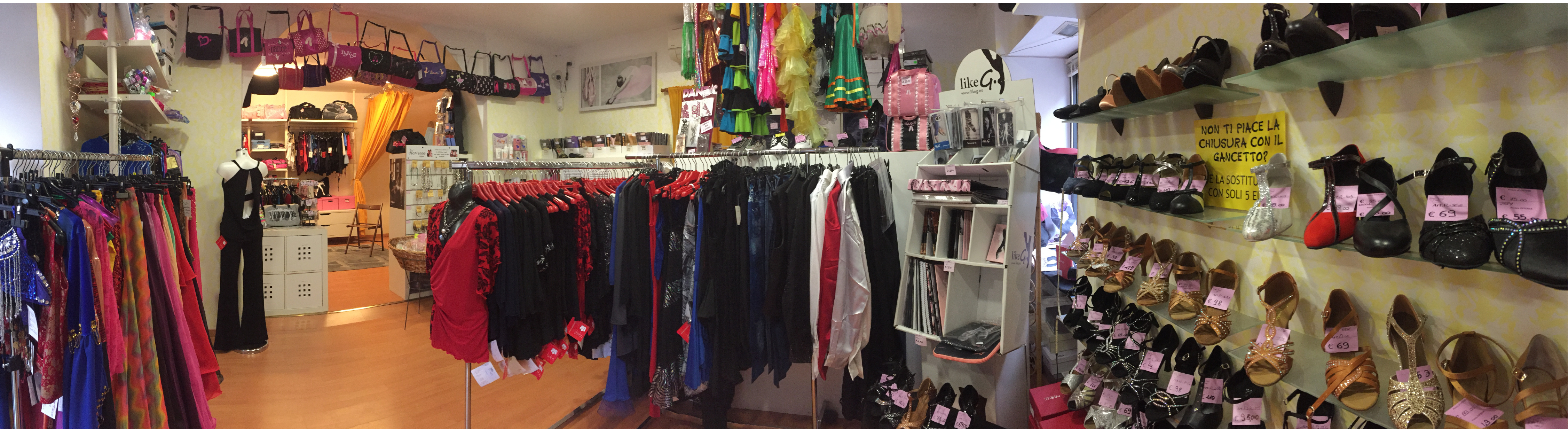 panoramica negozio sestri ponnete punta tacco
